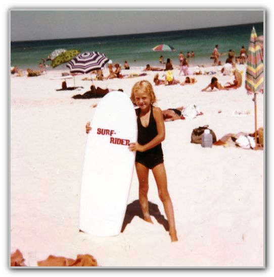 SJ surfing at Port Beach